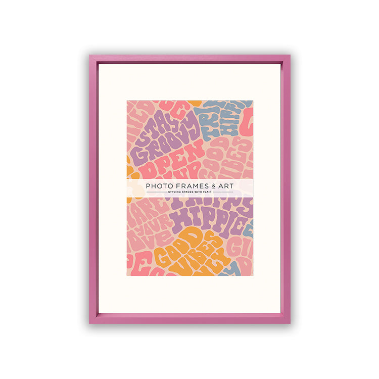 A3 Poster Frame for A4 Print With Mount | Colourful