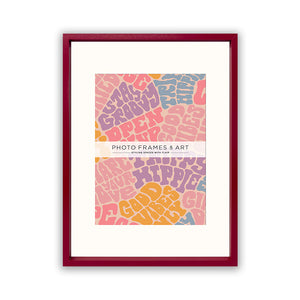 A3 Poster Frame for A4 Print With Mount | Colourful
