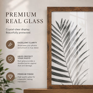A3 Poster Frame No Mount | Windsor Wood Effect