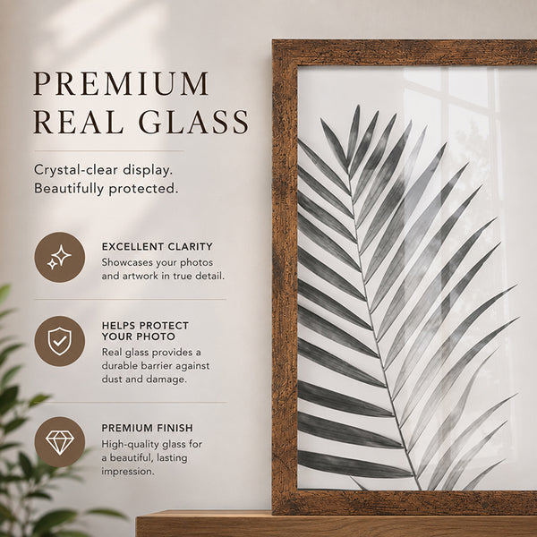 A3 Poster Frame No Mount | Windsor Wood Effect