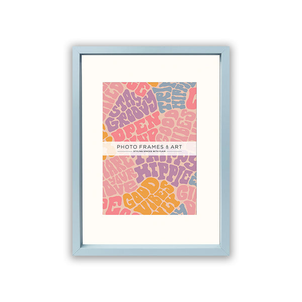 A4 Frame for A5 Print With Mount | Colourful