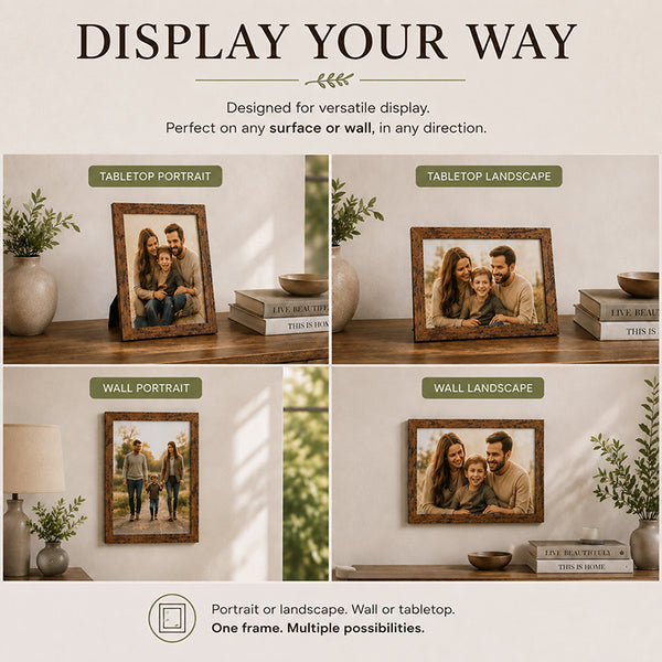 A4 Picture Frame | Windsor Wood Effect