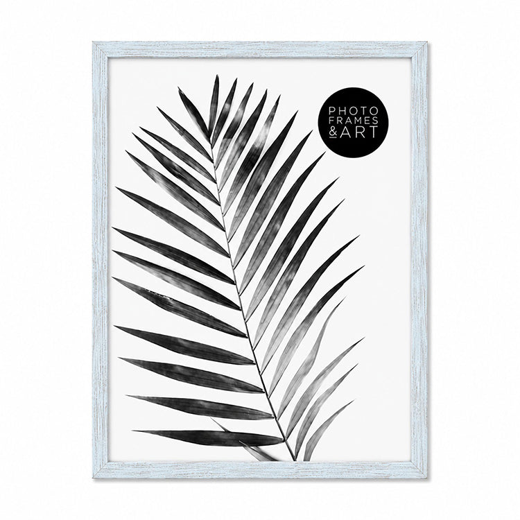 A4 Frame with Glass | DIstressed  Blue