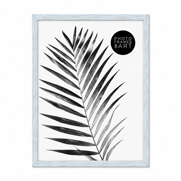 A4 Frame with Glass | DIstressed  Blue