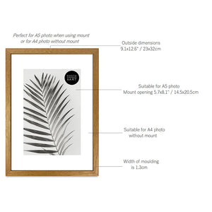 A4 Wooden Frame For A5 Picture | Winchester