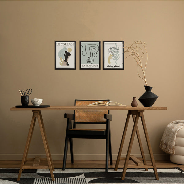 A4 Black Photo Frame With Glass | Pack of 3