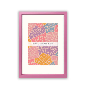 A4 Frame for A5 Print With Mount | Colourful