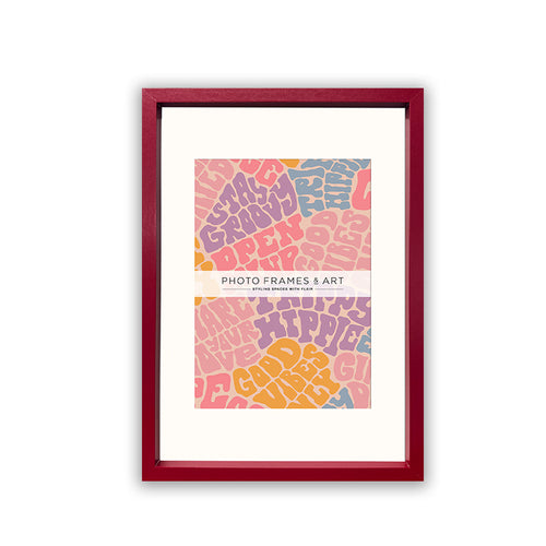 A4 Frame for A5 Print With Mount | Colourful