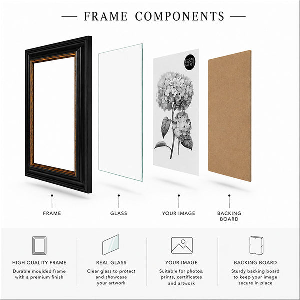 A5 Black Frame | Vintage