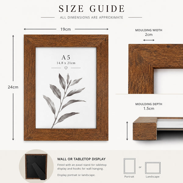 A5 Frame With Glass | Windsor