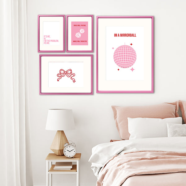 A4 Frame for A5 Print With Mount | Colourful