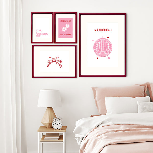 A4 Frame for A5 Print With Mount | Colourful