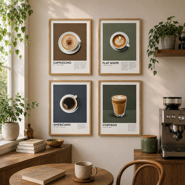 Framed 30x40cm Coffee Art | Americano