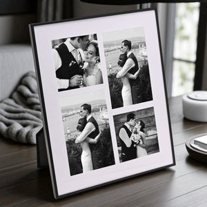 Black Metal Collage Frame | 4 Apertures