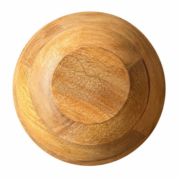 Geo Enamel Mango Wood Bowl 17.5cm | Choice of 3 colours