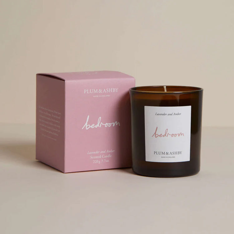 Plum & Ashby Bedroom Candle | Lavender and Amber