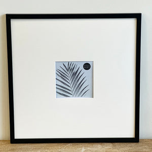 Oversized Mount Wooden 16x16" Black Frame For 5x5" | Signature Collection