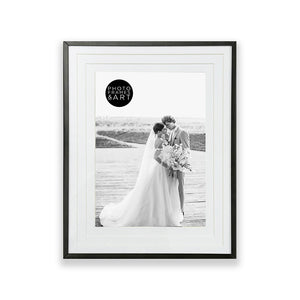 Black Metal Triple Mount Photo Frame | Available in 3 Sizes