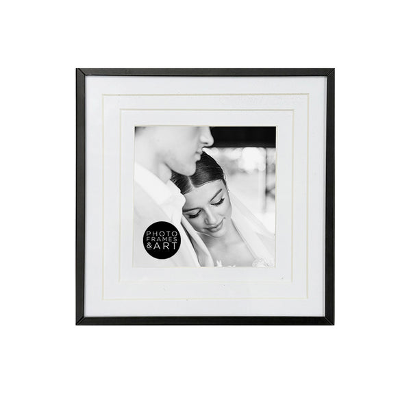 Black Metal Triple Mount Photo Frame | Available in 3 Sizes
