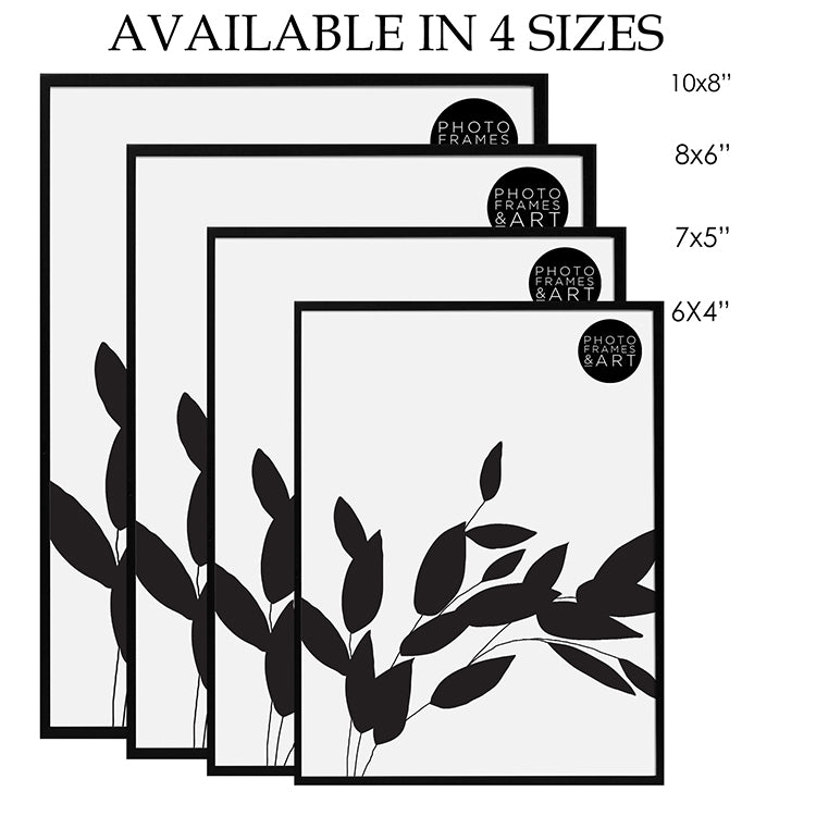 Black Metal Fine Photo Frame | Available in 4 Sizes