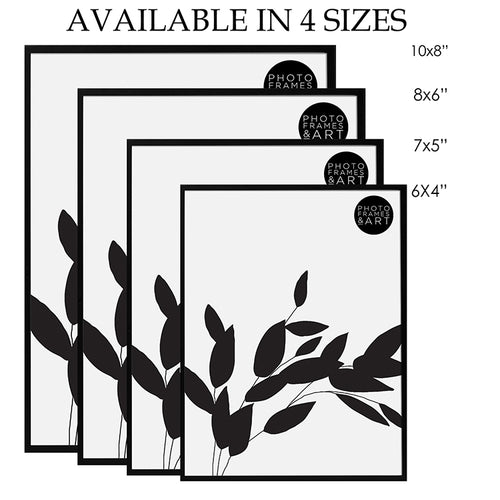 Black Metal Fine Photo Frame | Available in 4 Sizes