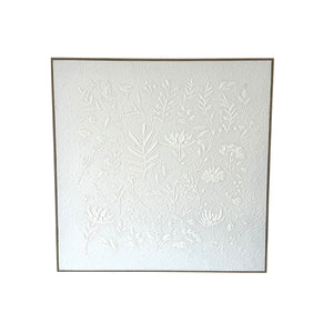 60x60cms Floral Artex Canvas | Two Designs