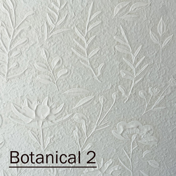 60x60cms Floral Artex Canvas | Two Designs