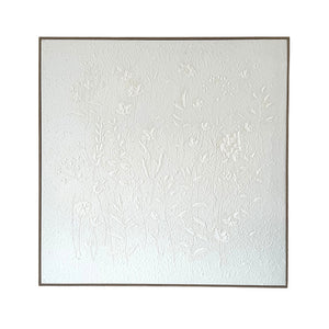 60x60cms Floral Artex Canvas | Two Designs