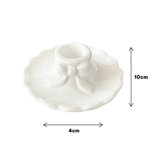 Brocante Candle Holder | White