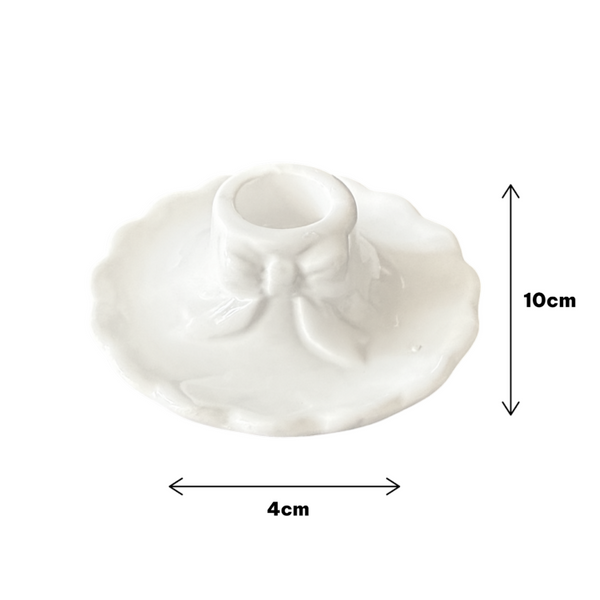 Brocante Candle Holder | White