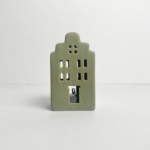 Pastel Ceramic LED Houses | Set of 3