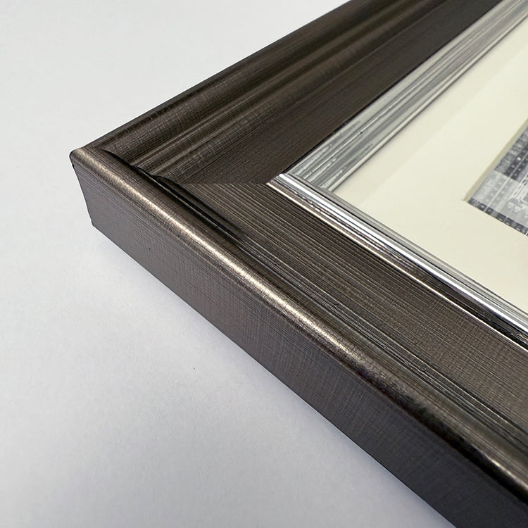 Everyday A4 Photo Frame With Mount | Geneva Gunmetal