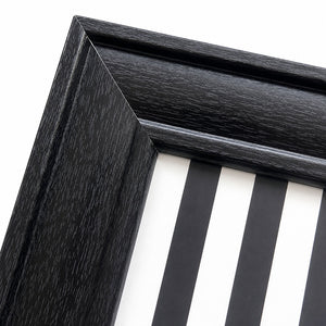 Framed 50x70cm Striped Wall Art | Cafe