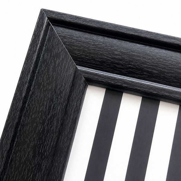 Framed 50x70cm Striped Wall Art | Cafe