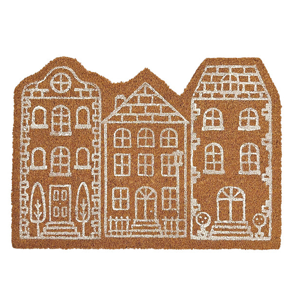 Christmas Doormat | Gingerbread Houses