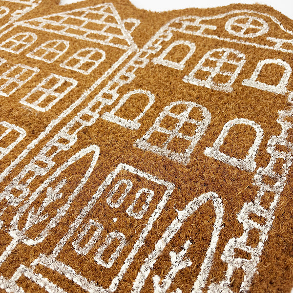 Christmas Doormat | Gingerbread Houses