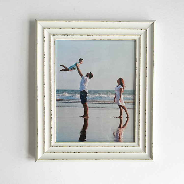 7x5" Photo Frame | Rustic White