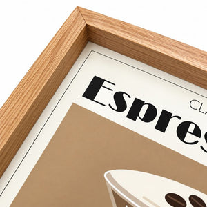 Framed 30x40cm Cocktail Art | Espresso Martini
