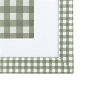 10x8" Photo Frame | Green Gingham