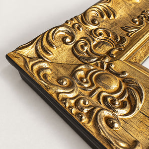 A2 Ornate Antique Frame | Gold