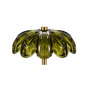 Glass LED FLower Lamp 30cm | Green