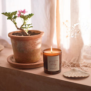 Plum & Ashby Candle | Geranium & Orange