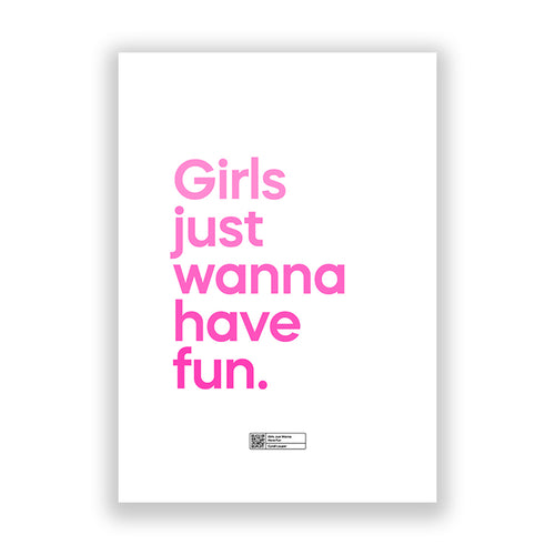 Girls Just Wanna Have Fun by Say It With Songs