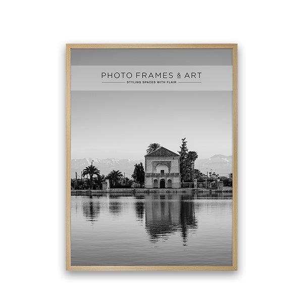 New - 50x70cm Wooden Oak Effect Poster Frame | Hartland Collection