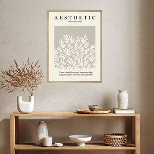 New - 50x70cm Wooden Oak Effect Poster Frame | Hartland Collection