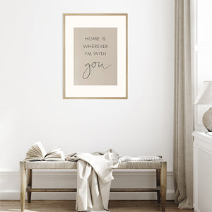 A1 for A2 Wooden Oak Effect Poster Frame | Hartland Collection