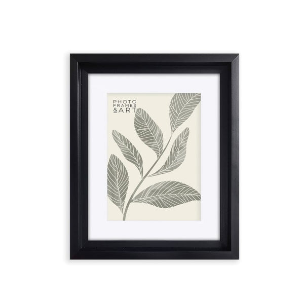 Everyday 10x8 Photo Frame With Mount | Hoxton Black