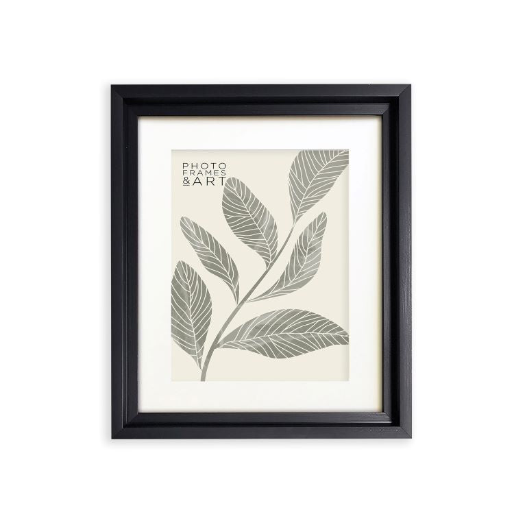 Everyday 12x10 Photo Frame With Mount | Hoxton Black