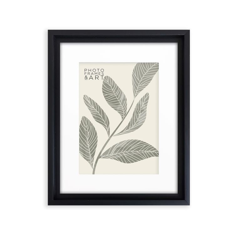 Everyday 14x11 Photo Frame With Mount | Hoxton Black