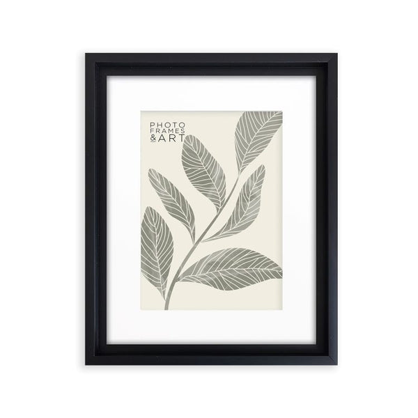 Everyday 14x11 Photo Frame With Mount | Hoxton Black